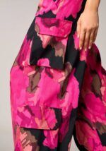 Pantaloni Cargo in Tessuto Comfort Stampa Oil Camou  - Nicla